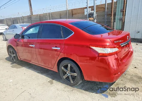 2013 Nissan Sentra S z USA, uszkodzony, nr VIN 3N1AB7AP7DL724315